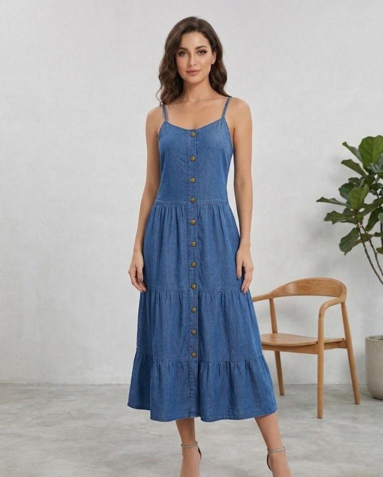 Denim Frock 1