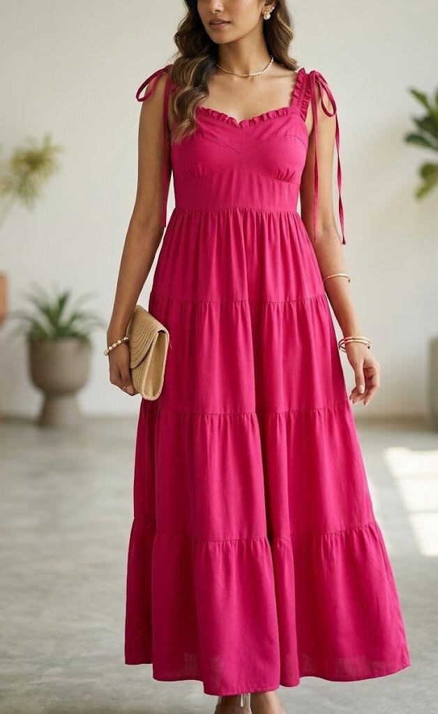 Long Frock Pink