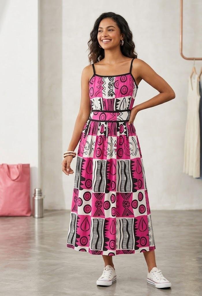 Long Frock Pink 2
