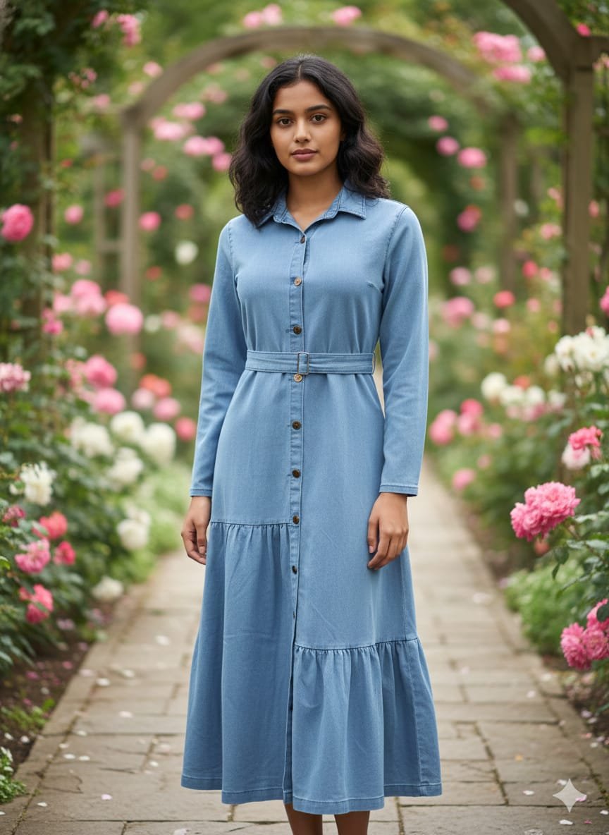 denim frock 6