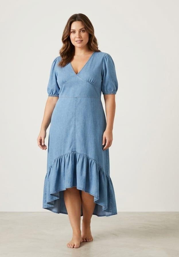 DENIM FROCK