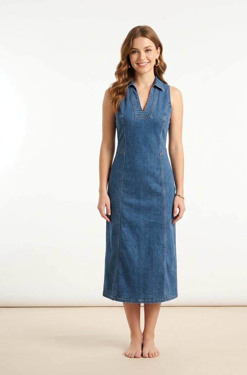 denim-midi-dress